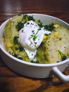 土鍋で温野菜・まるごとキャベツ-レシピのメイン写真