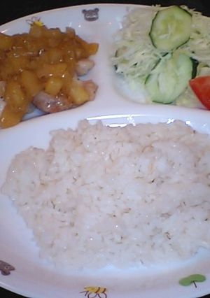 お手軽ハワイアン 鶏肉にパイナップルあん-レシピのメイン写真