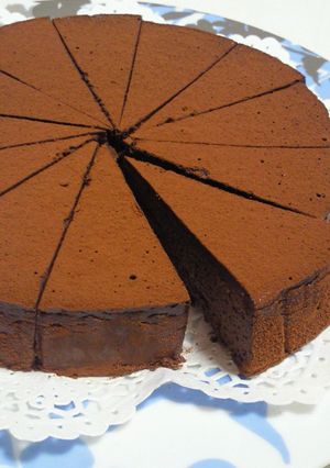 生チョコ風★とろけるチョコチーズケーキ♪-レシピのメイン写真