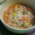 野菜ジュースで簡単リゾット♪