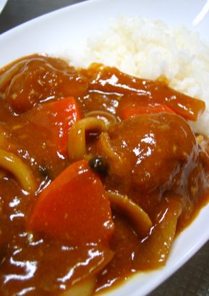 ♪トマトとチーズの豚肉巻入りカレー♪-レシピのメイン写真