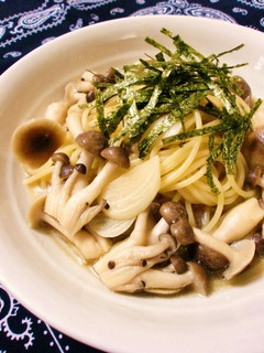 きのこのスープパスタ-レシピのメイン写真