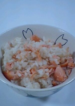 鮭の炊き込みご飯-レシピのメイン写真