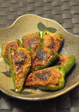 材料３つ！おばあちゃんのピーマンの肉詰め-レシピのメイン写真