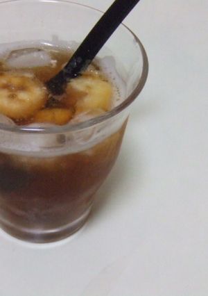 簡単！夏の爽やか、ヘルシーに、バナナ黒酢-レシピのメイン写真