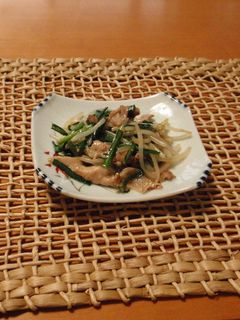 豚肉とニラのもやし炒め-レシピのメイン写真