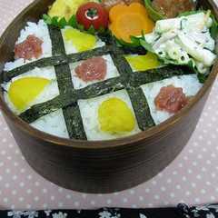 รูปของ ◆カラフルチェック弁当◆