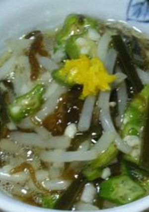 食感が楽しい☆もずく酢・もやしの前菜-レシピのメイン写真