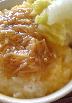 なめたけ✿たまご御飯-レシピのメイン写真