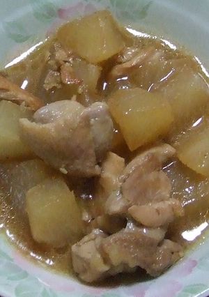 鶏肉と大根のぷりっとごまだれ煮♪-レシピのメイン写真