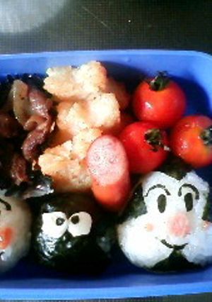 キャラ弁☆アンパンマン仲間・おむすびマン-レシピのメイン写真