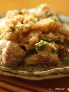 やわらか~鶏のみぞれ煮-レシピのメイン写真