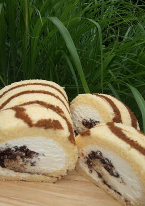 *ロールケーキ*冷やしてね-レシピのメイン写真
