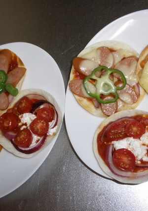 餃子の皮で・・ピザ♡-レシピのメイン写真