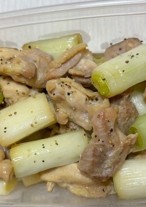 鶏とネギの塩だれ炒め-レシピのメイン写真