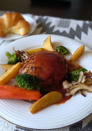 肉感のあるハンバーグ目指して！-レシピのメイン写真