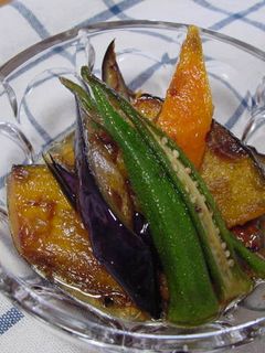 夏野菜の甘い揚げびたし-レシピのメイン写真