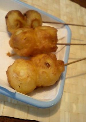 ちびタマネギの串揚げ★-レシピのメイン写真