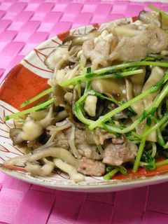 ◎豆苗とまいたけのオイスターソース炒め◎-レシピのメイン写真