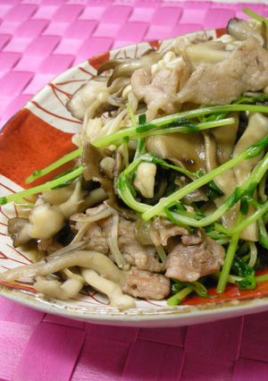 ◎豆苗とまいたけのオイスターソース炒め◎-レシピのメイン写真