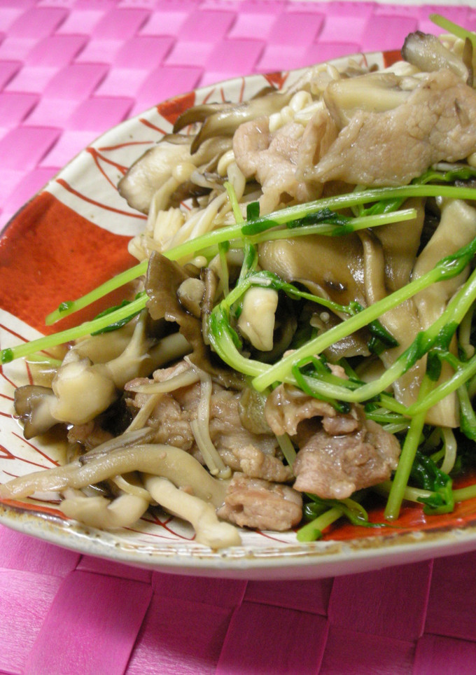◎豆苗とまいたけのオイスターソース炒め◎-レシピのメイン写真
