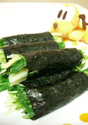水菜の海苔巻き☆-レシピのメイン写真