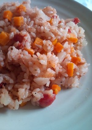 炊飯器で簡単ヘルシートマトツナピラフ♪-レシピのメイン写真