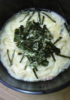 ☆釜玉めんたいうどん☆-レシピのメイン写真