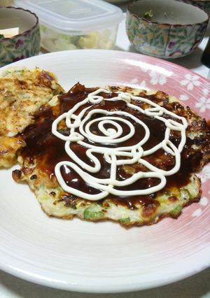★我が家のヘルシーお好み焼き★-レシピのメイン写真