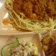 充実野菜でミートスパ