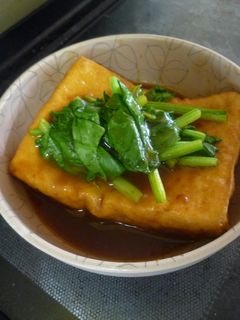 簡単!おいしい!厚揚げカレーあんかけ-レシピのメイン写真
