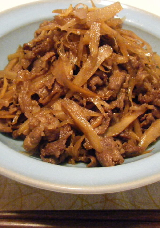ご飯が進む♪牛肉とごぼうのしぐれ煮～-レシピのメイン写真