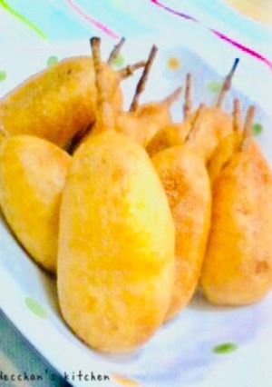棒も食べれるよ♪簡単ミニアメリカンドッグ-レシピのメイン写真
