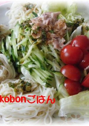 さっぱり☆サラダそうめん-レシピのメイン写真