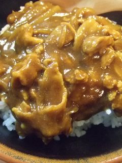 和風カレー丼-レシピのメイン写真