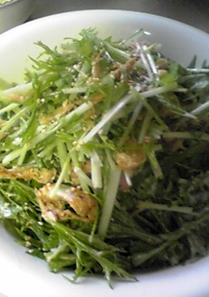 簡単♪和風水菜サラダ-レシピのメイン写真