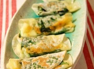 簡単おつまみ★餃子の皮で大葉チーズ巻き-レシピのメイン写真