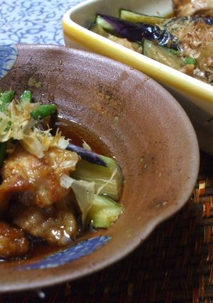 夏野菜と鶏肉の揚げて漬けるだけ-レシピのメイン写真
