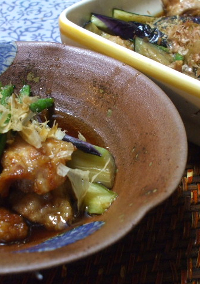 夏野菜と鶏肉の揚げて漬けるだけ-レシピのメイン写真