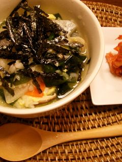わかめスープで簡単クッパ☆-レシピのメイン写真