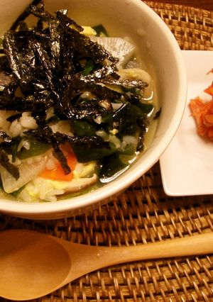 わかめスープで簡単クッパ☆-レシピのメイン写真