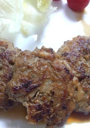 食感楽しい♪レンコンハンバーグ☆-レシピのメイン写真