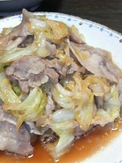 簡単!!豚肉とキャベツのマヨポン炒め☆-レシピのメイン写真