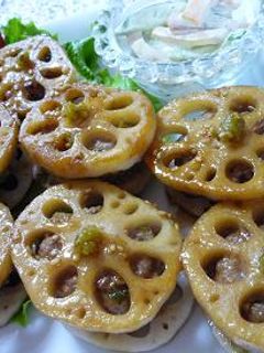 れんこんのはさみ焼き-レシピのメイン写真