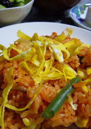 簡単!野菜パエリア?ちらし寿司-レシピのメイン写真