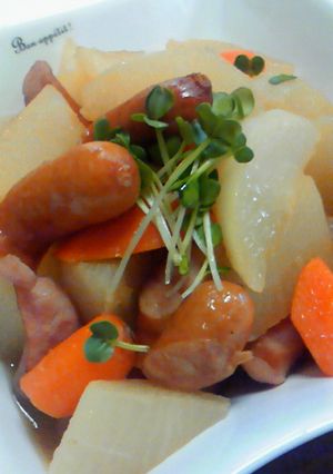 ♬大根とウインナーのコンソメ煮♬-レシピのメイン写真