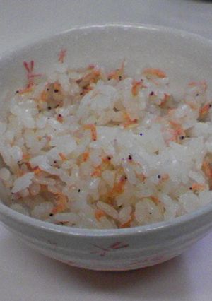 梅干と桜海老のご飯-レシピのメイン写真