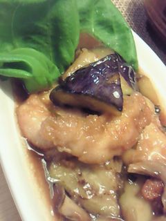 ごはんがすすむ!ナスと鶏肉の炒め煮♪-レシピのメイン写真