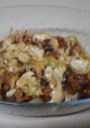 レンジでチン！キャベツとサバ缶煮-レシピのメイン写真