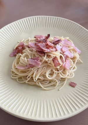 バター香る！ベーコンパスタ-レシピのメイン写真